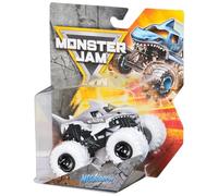 Monster Jam Megalodon Arctic Edition 1:64 Scale Die-Cast Monster Truck, Authentic Official Vehicle by Spin Master