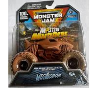 Monster Jam Megalodon Die-Cast Monster Truck, Mystery Mudders Wash to Reveal, 1:64 Scale