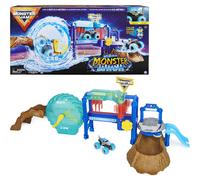 Monster Jam Megalodon Monster Wash, Includes Color-Changing Megalodon Monster Truck, Interactive Water Play Kids Toys for Aged 3 and Up