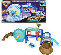 Monster Jam Megalodon Monster Wash, Includes Color-Changing Megalodon Monster Truck, Interactive Water Play Kids Toys for Aged 3 and Up
