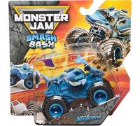 Monster Jam Megalodon Smash & Bash Die-Cast Monster Truck - Real Action Crash Reset Vehicle, 1:64 Scale, Series 01