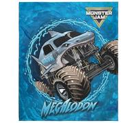 Monster Jam Megladon Monster Truck Soft Fleece Plush Throw Blanket