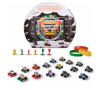 Monster Jam Mini Holiday Advent Calendar 24 Days of Mini Monster Trucks and Accessories 1:87 Scale Kids Toys for Boys and Girls Ages 3 an