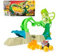 Monster Jam Mini Jams, Cobra’s Crazy Escape 71,1 cm Motorised Playset, 2 Exclusive Die-Cast ThunderROARus and JCB Digatron Monster Trucks, Kids Toys for Boy and Girls Ages 3 and up