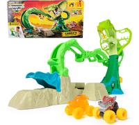 Monster Jam Mini Jams, Cobra’s Crazy Escape 71,1 cm Motorised Playset, 2 Exclusive Die-Cast ThunderROARus and JCB Digatron Monster Trucks, Kids Toys for Boy and Girls Ages 3 and up
