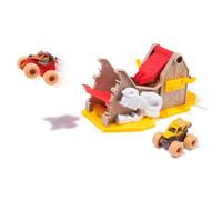 Monster Jam, Mini Launcher Set, Includes Monster Mutt and Earth Shaker 1:87 Scale Die-Cast Monster Trucks, Kids’ Toys for Boys Aged 3 4 5 6+