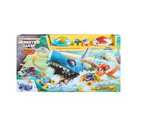 Monster Jam Mini Jams Megalodon Squid Takedown Monster Trucks Playset Exclusiv
