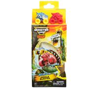 Monster Jam Mini Jams, Megalodon Jungle Blaster Launcher Playset, 2 Exclusive Die-Cast Monster Trucks & Accessory, Kids Toys for Boy and Girls Ages 3 and up