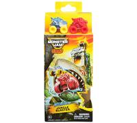 Monster Jam Mini Jams, Megalodon Jungle Blaster Launcher Playset, 2 Exclusive Die-Cast Monster Trucks & Accessory, Kids Toys for Boy and Girls Ages 3 and up