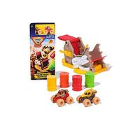 Monster Jam, Mini Launcher Set, Includes Monster Mutt and Earth Shaker 1:87 Scale Die-Cast Monster Trucks, Kids’ Toys for Boys Aged 3 4 5 6+