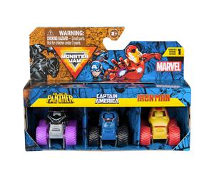 Monster Jam Mini Marvel Bundle - Series 1 Spinmaster