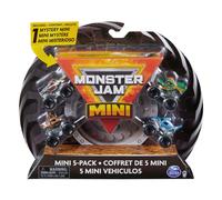 Monster Jam, Official Mini 5-Pack with Mystery Collectible Monster Truck, 1:87 Scale, Kids’ Toys for Boys and Girls Ages 3 and up