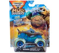 Monster Jam Mud Blasters, Megalodon Color Changing Monster Jam Truck, Diecast Vehicle 1:64, Toys for Boys and Girls Ages 3+