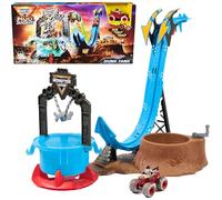 Monster Jam Mud Blasters, Monster Mutt Dalmatian Dunk Tank Playset, Colour Change Action, Kids’ Toy Gifts for Boys and Girls Aged 3 and Up, 1:64