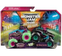 Monster Jam Nitro Neon Sparkle Smash vs Max-D (1:64 Scale Double Pack)