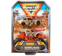 Monster Jam Official 1:64 Scale Diecast 2-Pack Series 5 Monster Truck and Race Car: Max-D