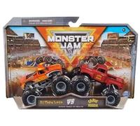 Monster Jam Official 1:64 Scale Diecast Truck 2-Pack (El Toro Loco vs Grave Digger Series 26)