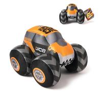 Monster Jam Official 7-inch Plush Truck with Engine Sounds JCB DIGatron