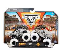 Monster Jam, Official Dragon Vs. Yeti Die-Cast Monster Trucks, 1:64 Scale, Kids Toys for Boys Ages 3 and up