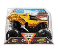 Monster Jam, Official Earth Shaker Monster Truck, Collector Die-Cast Vehicle, 1:24 Scale, Kids Toys for Boys Ages 3 and up