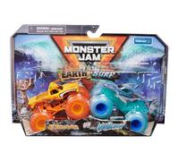Monster Jam, Official El Toro Loco Earth Vs. Megalodon Surf 1:64 Scale Die-Cast Monster Trucks (Walmart Exclusive), Kids Toys for Boys Ages 3 and up