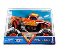Monster Jam, Official El Toro Loco Monster Truck, Collector Die-Cast Vehicle, 1:24 Scale