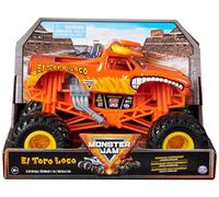 Monster Jam, Official El Toro Loco Monster Truck, Collector Die-Cast Vehicle, 1:24 Scale, Kids’ Toys for Boys and Girls Aged 3 and up