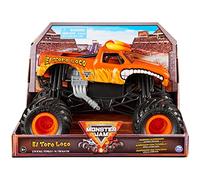 Monster Jam, Official El Toro Loco Monster Truck, Collector Die-Cast Vehicle, 1:24 Scale, Kids Toys for Boys Ages 3 and up