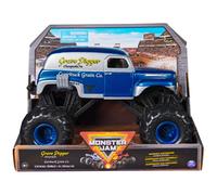 Monster Jam Official Grave Digger Monster Truck Currituck Grain Co Collector Die-Cast Vehicle 1:24 Scale Kids Toys for Boys and Girls Ages 3