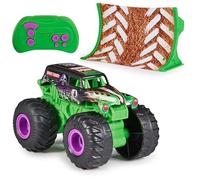 Monster Jam, Official Grave Digger Remote Control Monster Truck 1:64 Scale, Includes Ramp, RC Cars Kids’ Toys for Boys and Girls Ages 4 and up