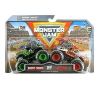 Monster Jam, Official Grave Digger vs Zombie New 2023 Series 22 Monster Truck, Collector Die-Cast Vehicle, 1:64 Scale, Kids Toys for Boys Ages 3 and