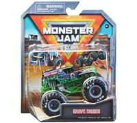 Monster Jam , Official Earth Shaker Monster Truck, Die-Cast Vehicle, Show Time Series, 1:64 Scale