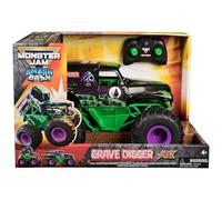 Monster Jam, Official Smash & Bash Grave Digger Remote Control Indoor & Outdoor Vehicle, 1:15 Scale Repairable Monster Truck, Kids Toys for Boy and Girls Age 4 and up