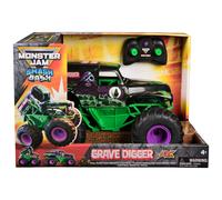 Monster Jam, Official Smash & Bash Grave Digger Remote Control Indoor & Outdoor Vehicle, 1:15 Scale Repairable Monster Truck, Kids Toys for Boy and Girls Age 4 and up