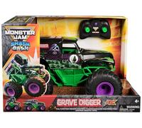 Monster Jam, Official Smash & Bash Grave Digger Remote Control Indoor & Outdoor Vehicle, 1:15 Scale Repairable Monster Truck, Kids Toys for Boy and Girls Age 4 and up