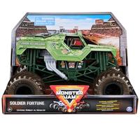 Monster Jam, Official Soldier Fortune Monster Truck, Collector Die-Cast Vehicle, 1:24 Scale, Kids’ Toys for Boys and Girls Aged 3 and up
