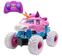 Monster Jam, Official Sparkle Smash Remote Control Vehicle Indoor & Outdoor, 1:15 Scale, 2.4 GHz, Toys for Boys and Girls Ages 4 and Up