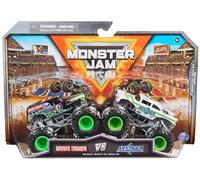 Monster Jam , Official Dragon Vs. Sparkle Smash Die-Cast Monster Trucks, 1:64 Scale, Kids Toys for Boys Ages 3 and up