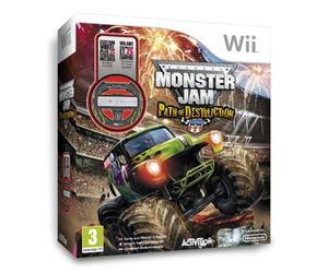 Monster Jam: Path of Destruction - Bundle (Wii)