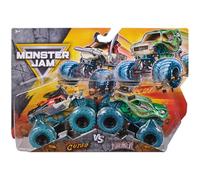 Monster Jam Pirate's Curse Vs. Kraken 1:64 Scale Diecast Metal Monster Trucks Toy for Ages 3+