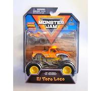 Monster Jam Play Set with Bonus Mini Regalo Grave Digger, El Toro Loco and Megalodon 3+ Years Old (El Toro Loco), Small, 6071545