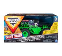 Monster Jam Truck Grave Digger with RC 1:24 Kids Remote Controlled Toy Trucks