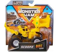 Monster Jam Scoopz Yellow Dirt Squad Hotwheels RARE- NEW