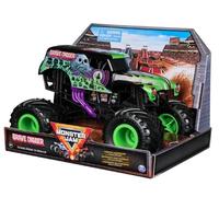 Monster Jam Series 23 Oversized Official Grave Digger Monster Truck, Collector Die-Cast Vehicle, 1:24 Scale, Kids Toys for Boys Ages 3 and up