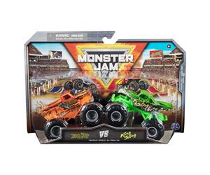 Monster Jam Series 30 Bog Hog Vs King Sling Die-Cast Vehicle 1:64 Scale