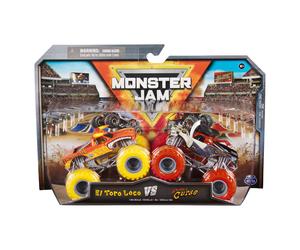 Monster Jam Series 30 El Toro Loco Vs Pirate's Curse Die-Cast Vehicle 1:64 Scale