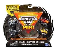Monster Jam - Set of 5 Mini Vehicles 1:87-5 Authentic Monster Trucks Official Mini Model - Collectable 1:87 Scale - Show Toy Child 3 Years and Above