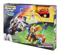 Monster Jam Smash & Bash Classroom Crusher Crash Course Playset Kids Toy