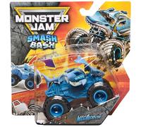 Monster Jam Smash & Bash Megalodon, 1:64 Die Cast Repairable Monster Truck, Kids Toys for Boy and Girls Ages 3 and up