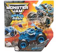 Monster Jam Smash & Bash Megalodon, 1:64 Die Cast Repairable Monster Truck, Kids Toys for Boy and Girls Ages 3 and up